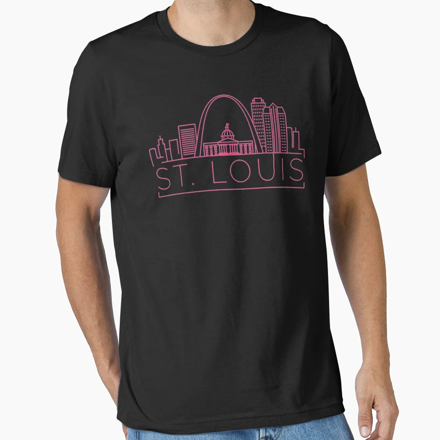 St Louis Silhouette T-Shirt - Trendy Graphic for Adults - T-Shirt, Sweatshirt, Hoodie