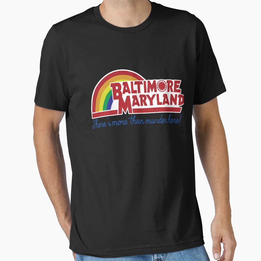 Baltimore Maryland Reading Rainbow T-Shirt - Unique Graphic Men Women - T-Shirt, Sweatshirt, Hoodie