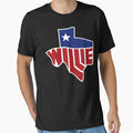Willie X27 S Texas T-Shirt - Graphic Print Unisex - T-Shirt, Sweatshirt, Hoodie