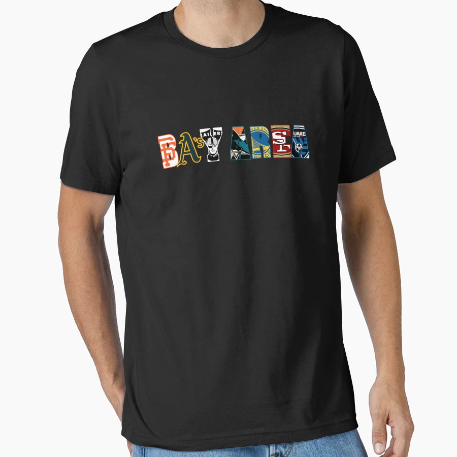 Bay Area Logo T-Shirt - Aesthetic Graphic Men Women - T-Shirt, Sweatshirt, Hoodie