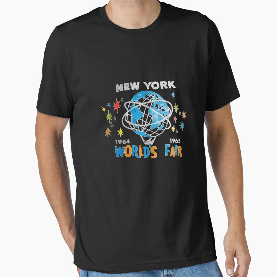 New York Worlds Fair 1964 1965 T-Shirt - Aesthetic Graphic Men Women - T-Shirt, Sweatshirt, Hoodie
