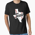 Texas Baseball T-Shirt - Graphic Print Unisex - T-Shirt, Sweatshirt, Hoodie