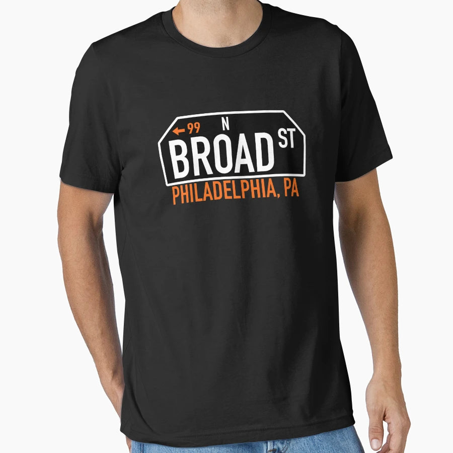 Broad Street Philadelphia T-Shirt - Trendy Graphic Unisex - T-Shirt, Sweatshirt, Hoodie