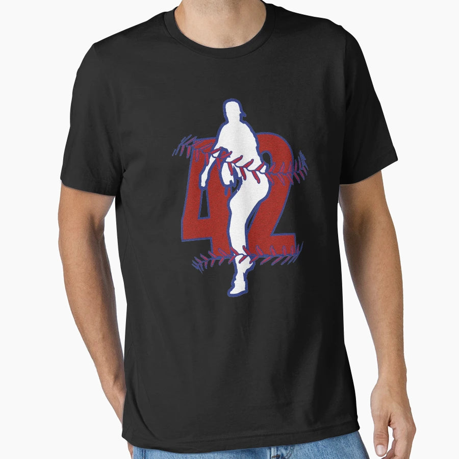 Baseball 42 T-Shirt - Custom Art Print Men Women - T-Shirt, Sweatshirt, Hoodie