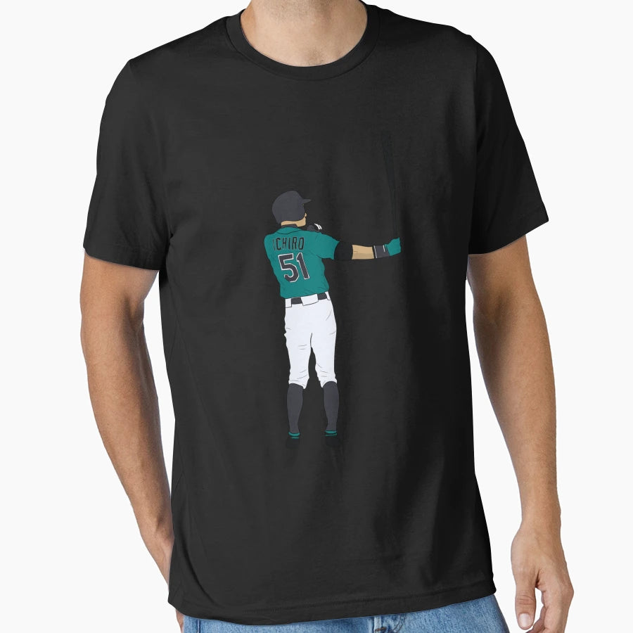 Ichiro Suzuki T-Shirt - Casual Everyday Wear Unisex - T-Shirt, Sweatshirt, Hoodie
