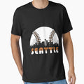 Seattle Baseball T-Shirt - Unique Graphic for Adults - T-Shirt, Sweatshirt, Hoodie