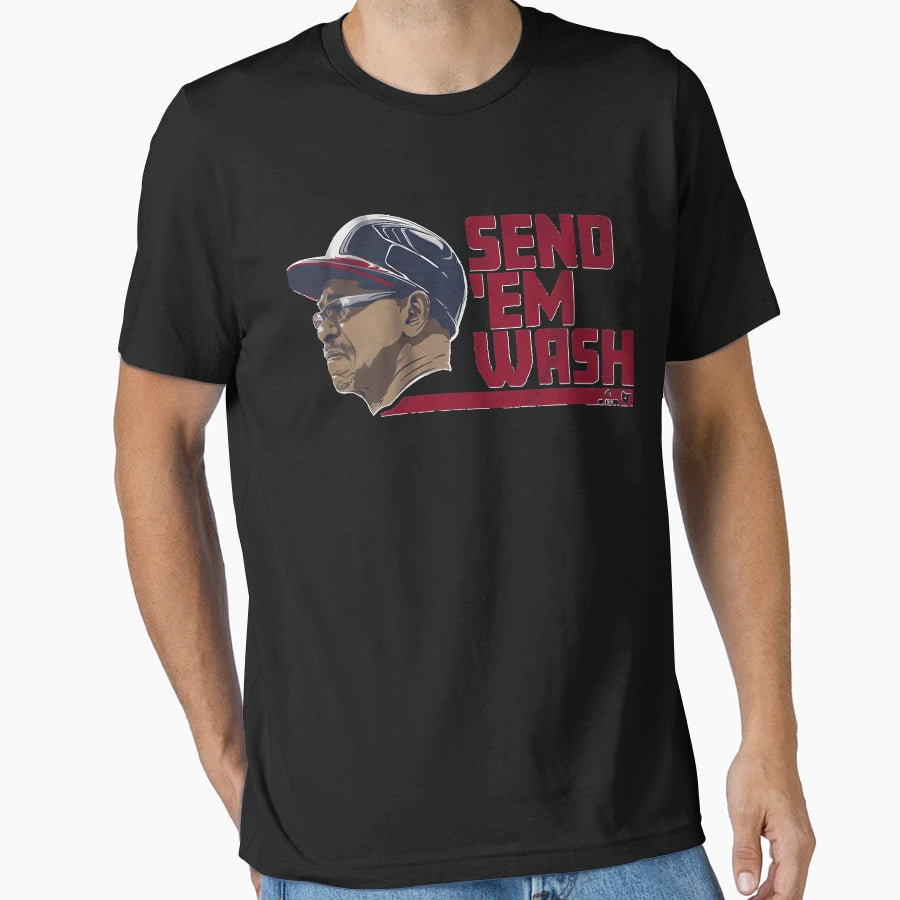 Ron Washington Send Them Wash T-Shirt - Trendy Graphic Unisex - T-Shirt, Sweatshirt, Hoodie