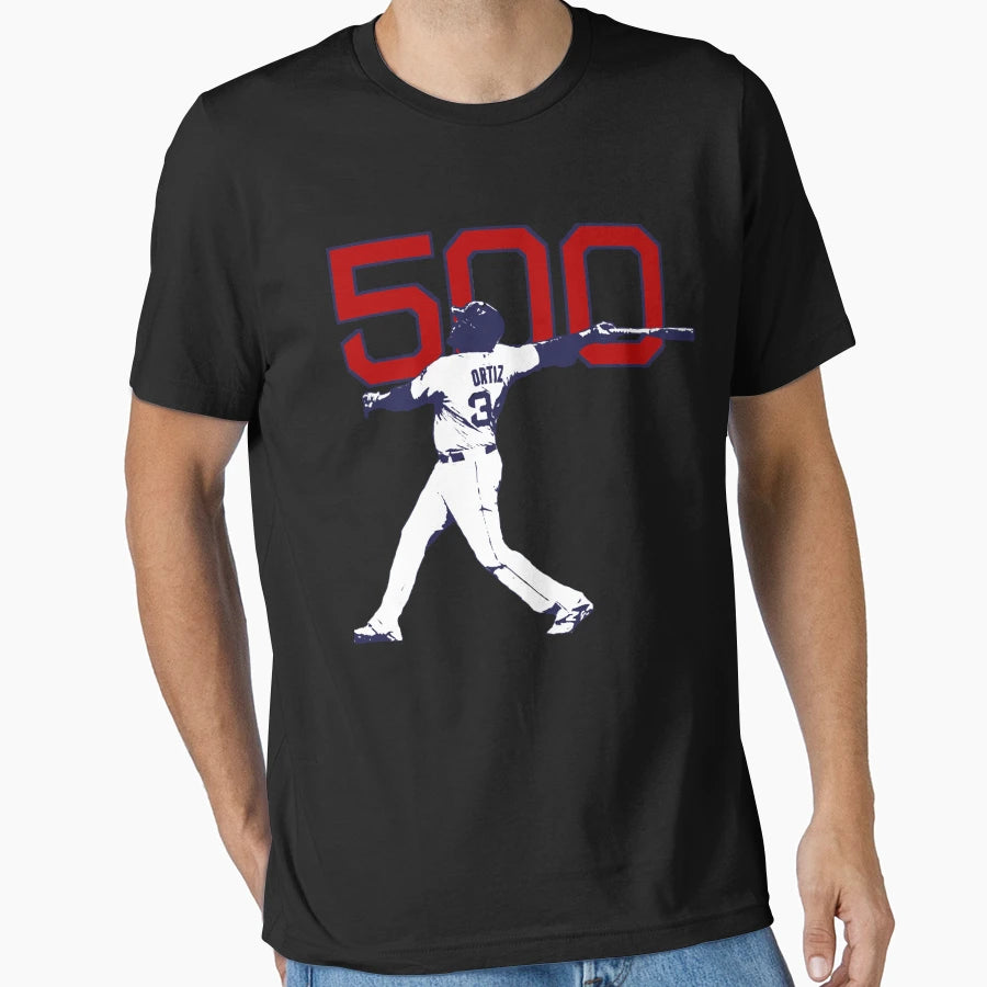 500 David Ortiz T-Shirt - Novelty Apparel Unisex - T-Shirt, Sweatshirt, Hoodie