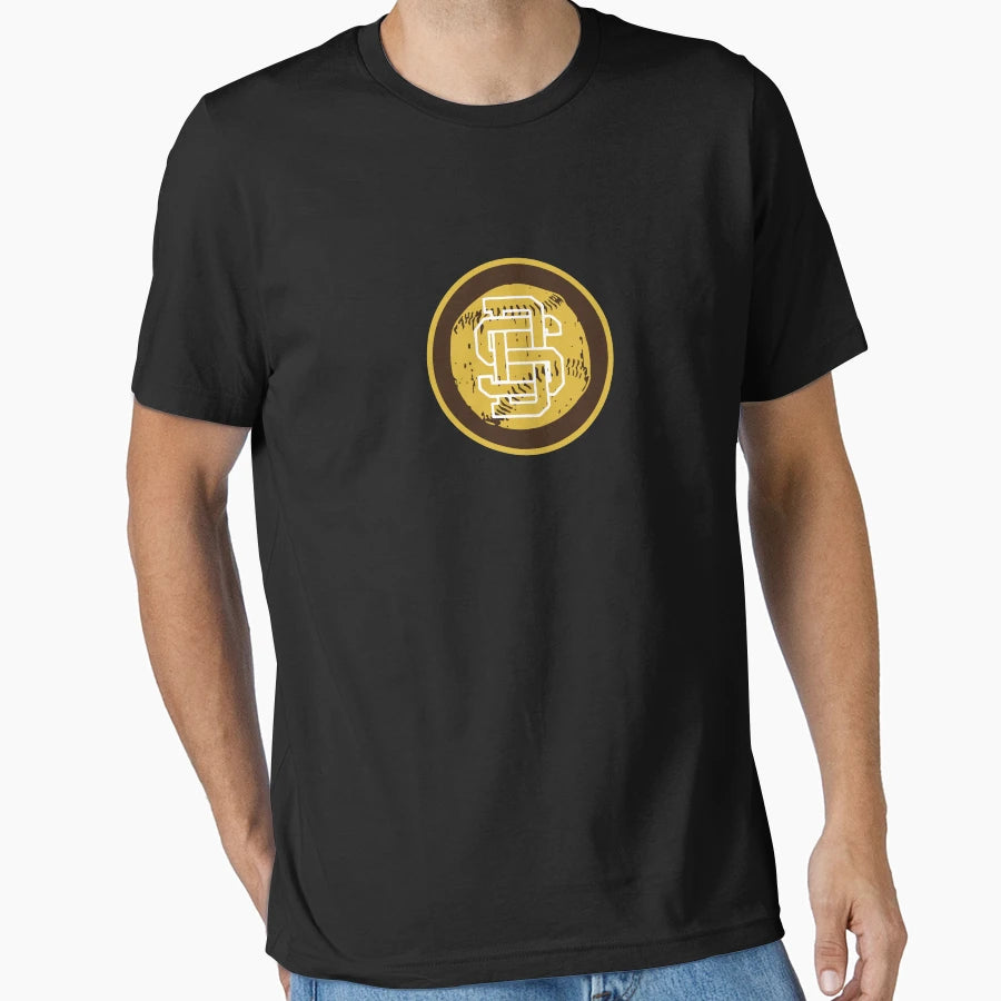 San Diego Sd Baseball Front T-Shirt - Streetwear Style for Adults - T-Shirt, Sweatshirt, Hoodie