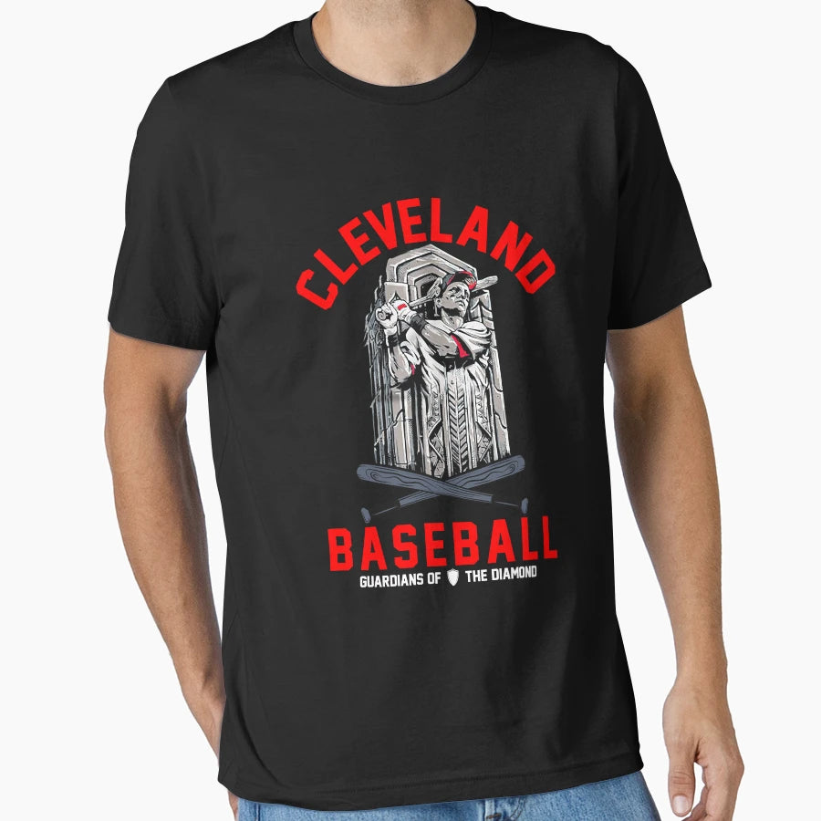 Cleveland Baseball Guardians T-Shirt - Minimalist Print Unisex - T-Shirt, Sweatshirt, Hoodie
