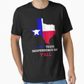 Happy Texas Independence Day T-Shirt - Minimalist Print for Adults - T-Shirt, Sweatshirt, Hoodie