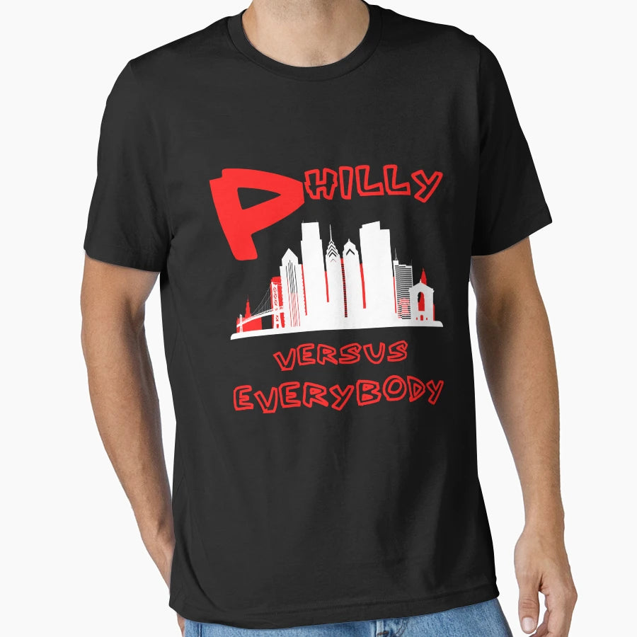 Philly Versus Everybody T-Shirt - Aesthetic Graphic for Adults - T-Shirt, Sweatshirt, Hoodie