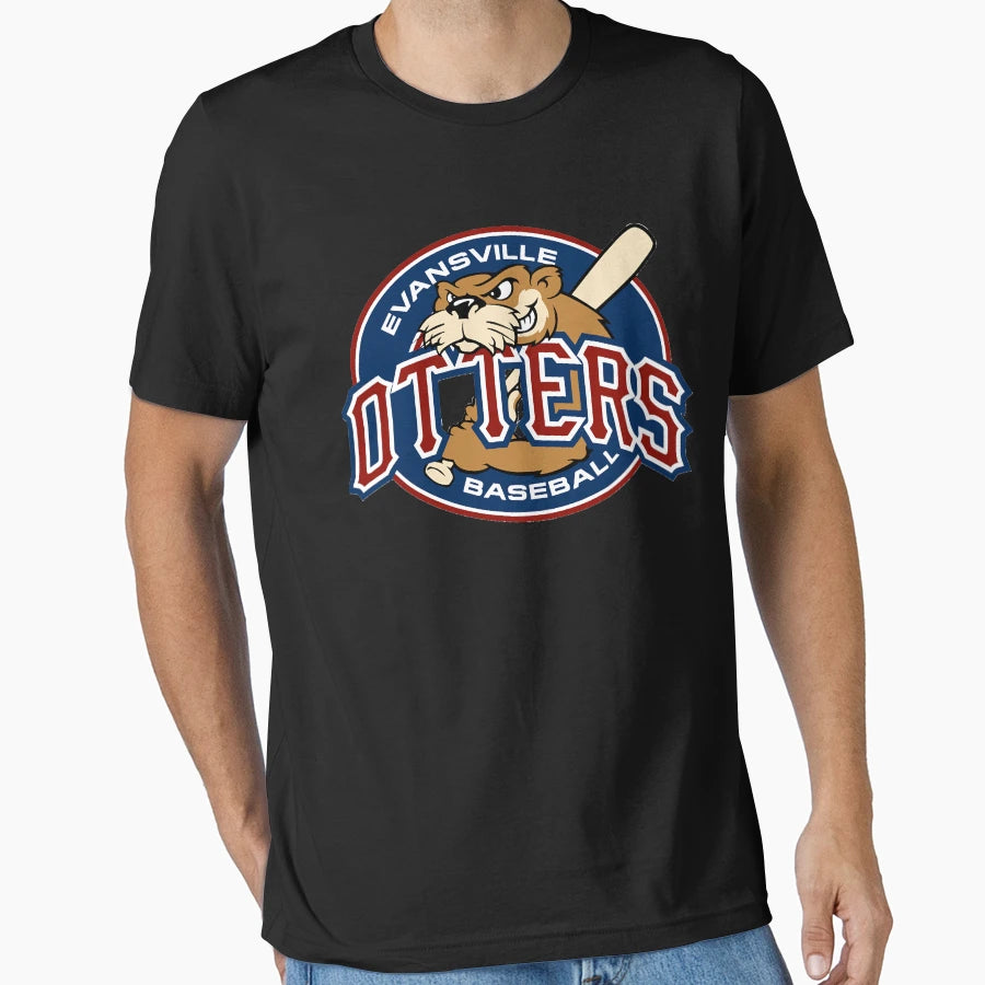 Evansville Otters T-Shirt - Custom Art Print Men Women - T-Shirt, Sweatshirt, Hoodie
