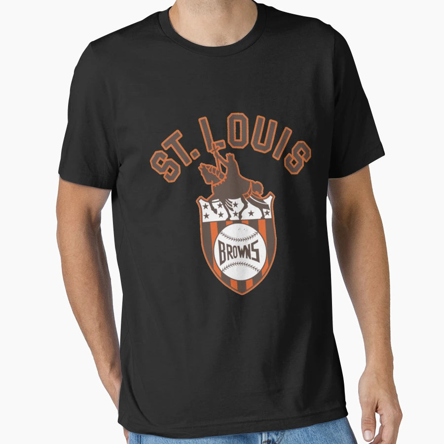 St Louis Browns Distressed T-Shirt - Novelty Apparel for Adults - T-Shirt, Sweatshirt, Hoodie