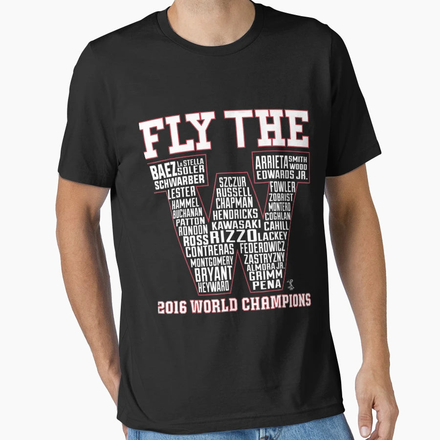 Anthony Rizzo Fly W Roster 2016 World T-Shirt - Trendy Graphic Men Women - T-Shirt, Sweatshirt, Hoodie