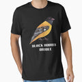 Black Hooded Oriole T-Shirt - Graphic Print Men Women - T-Shirt, Sweatshirt, Hoodie
