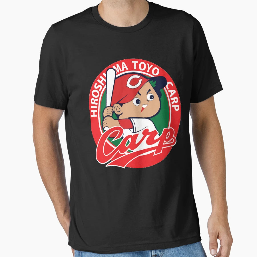 Hiroshima Toyo Carp Baseball T-Shirt - Aesthetic Graphic for Adults - T-Shirt, Sweatshirt, Hoodie