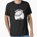 Portland Skyline Baseball Portland T-Shirt - Minimalist Print Men Women - T-Shirt, Sweatshirt, Hoodie