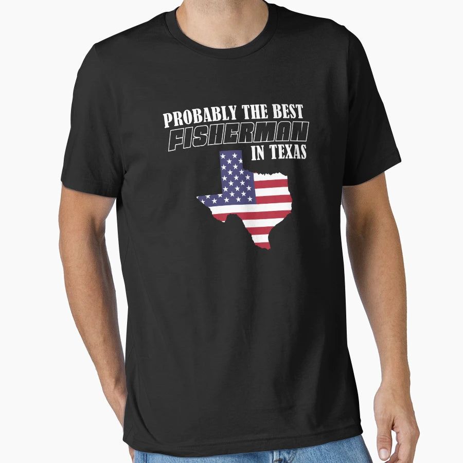 Texas Career Fisherman T-Shirt - Custom Art Print for Adults - T-Shirt, Sweatshirt, Hoodie
