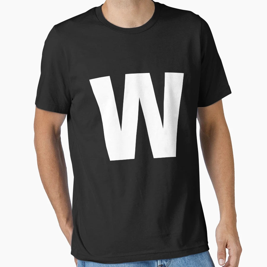 Uppercase Letter W T-Shirt - Fun Novelty Design Men Women - T-Shirt, Sweatshirt, Hoodie