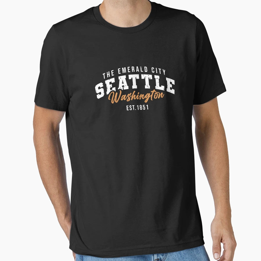 Seattle T-Shirt - Casual Everyday Wear for Adults - T-Shirt, Sweatshirt, Hoodie