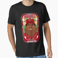 Baseball Red Blue White Rhubarb Pitchbatter T-Shirt - Graphic Print Unisex - T-Shirt, Sweatshirt, Hoodie