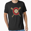 Old School Baseball Badge Bats T-Shirt - Fun Novelty Design Men Women - T-Shirt, Sweatshirt, Hoodie