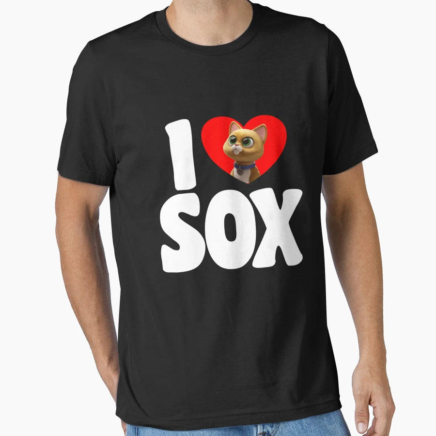 I Love Sox And Buzz From Lightyear T-Shirt - Casual Everyday Wear Unisex - T-Shirt, Sweatshirt, Hoodie