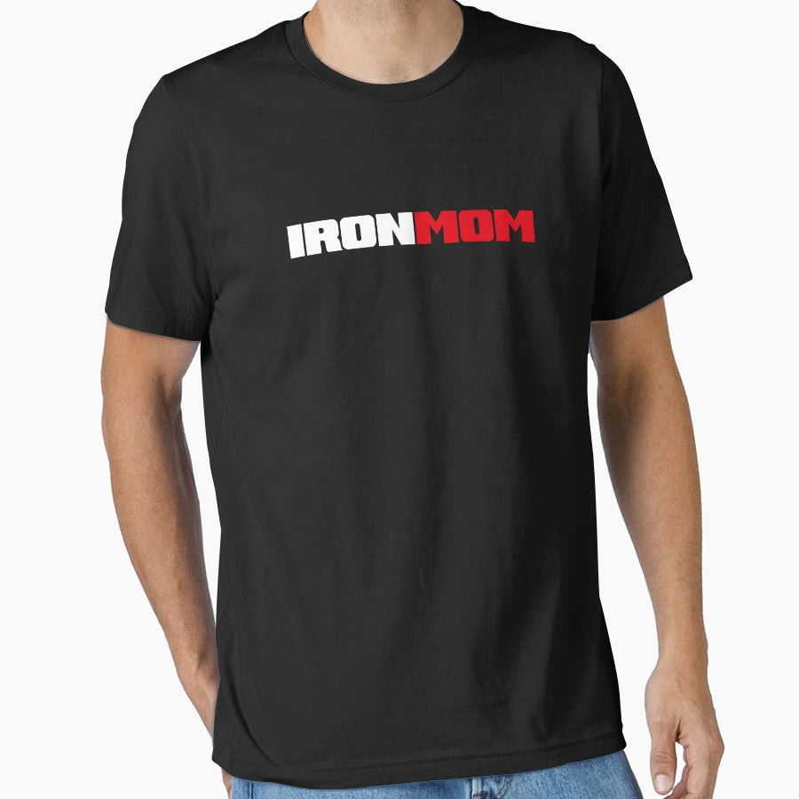 Ironmom Triathlon Mom Triathlete Mom T-Shirt - Casual Everyday Wear Unisex - T-Shirt, Sweatshirt, Hoodie