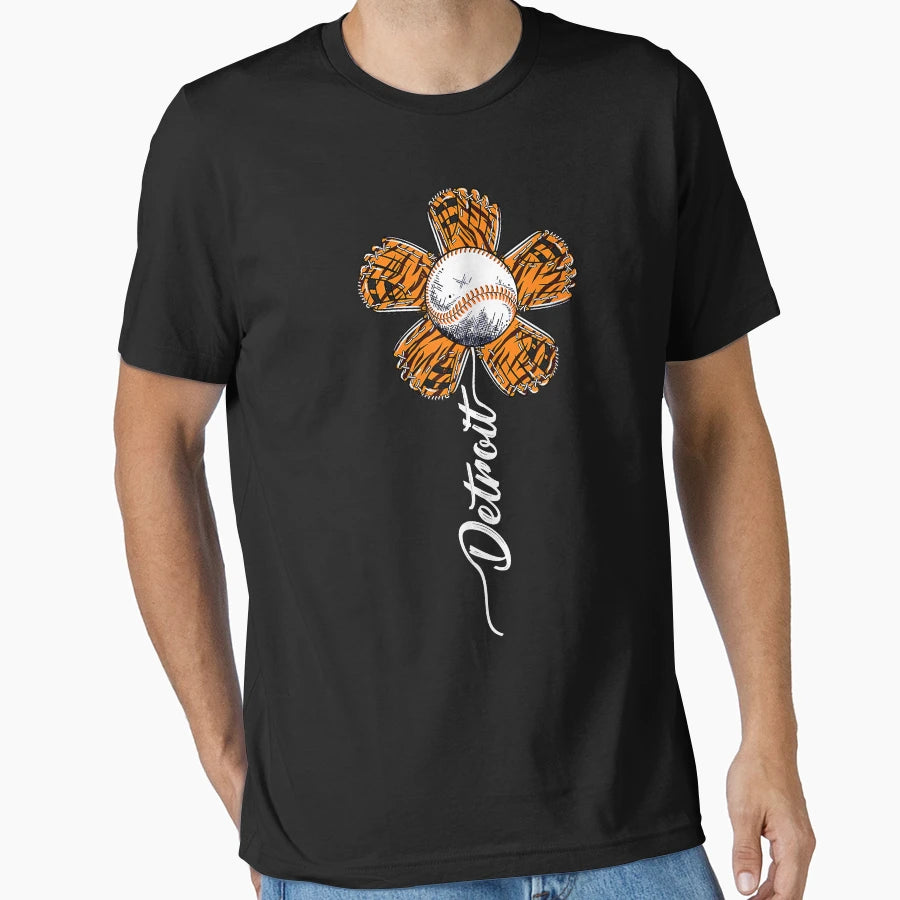 Detroits Flowers Souvenir I Love T-Shirt - Aesthetic Graphic Men Women - T-Shirt, Sweatshirt, Hoodie