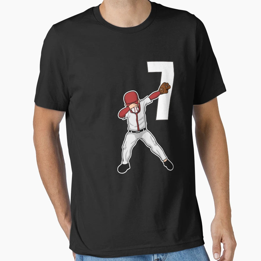 Dabbing Baseball Player Catcher T-Shirt - Aesthetic Graphic Men Women - T-Shirt, Sweatshirt, Hoodie