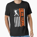New York Baseball Lover Met Ny Us Flag T-Shirt - Trendy Graphic for Adults - T-Shirt, Sweatshirt, Hoodie