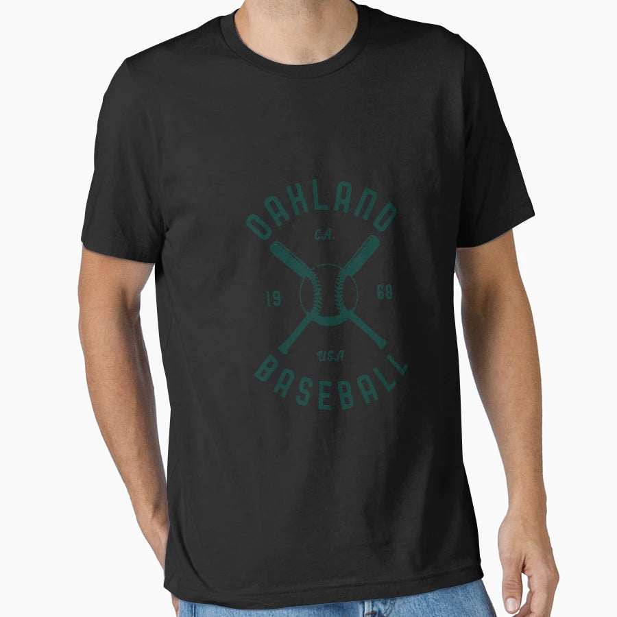 Distressed Oakland Baseball 1968 T-Shirt - Graphic Print for Adults - T-Shirt, Sweatshirt, Hoodie