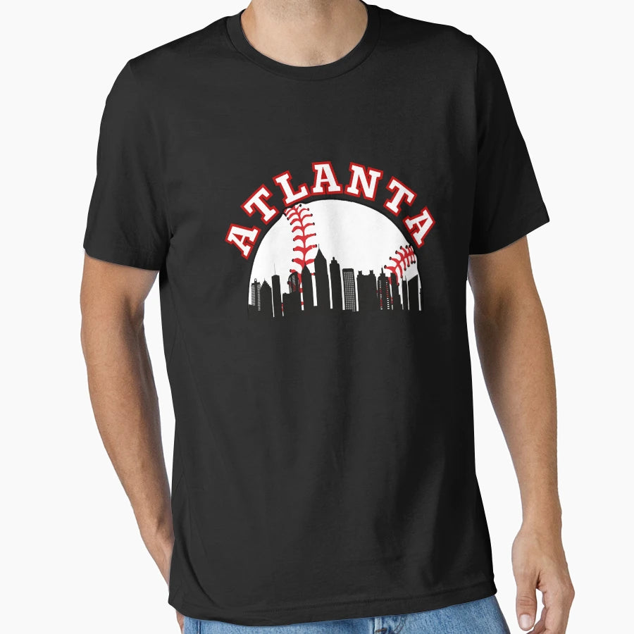 Atlanta Baseball Atlanta Ga T-Shirt - Streetwear Style for Adults - T-Shirt, Sweatshirt, Hoodie