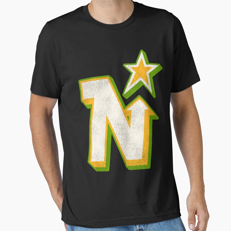Defunct Minnesota North Stars Hockey Team T-Shirt - Custom Art Print Unisex - T-Shirt, Sweatshirt, Hoodie
