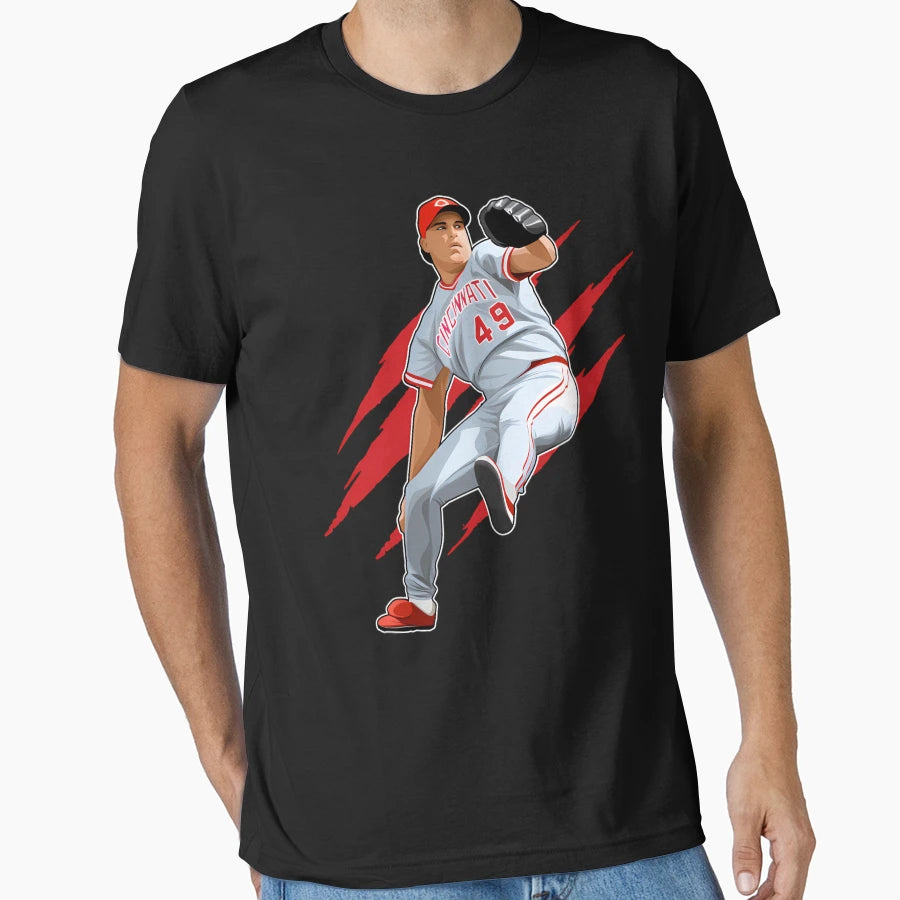 Rob Dibble Pitches 44 Claw T-Shirt - Aesthetic Graphic Men Women - T-Shirt, Sweatshirt, Hoodie