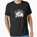 Los Angeles Skyline La Baseball T-Shirt - Novelty Apparel Unisex - T-Shirt, Sweatshirt, Hoodie