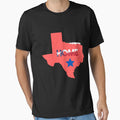 Pure Texan I Love Texas T-Shirt - Custom Art Print Men Women - T-Shirt, Sweatshirt, Hoodie