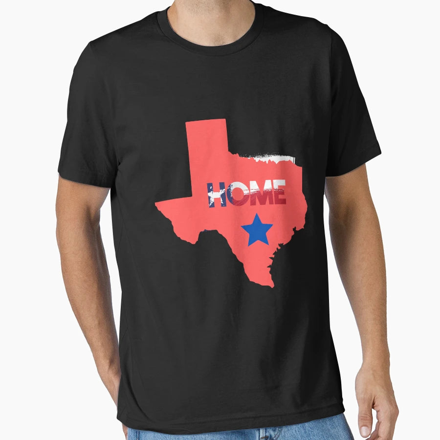 Pure Texan I Love Texas T-Shirt - Custom Art Print Men Women - T-Shirt, Sweatshirt, Hoodie