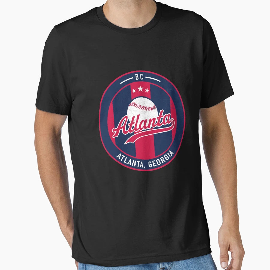 Atlanta Baseball Jersey T-Shirt - Custom Art Print for Adults - T-Shirt, Sweatshirt, Hoodie