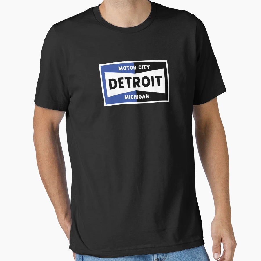 Detroit Motor City T-Shirt - Novelty Apparel Unisex - T-Shirt, Sweatshirt, Hoodie
