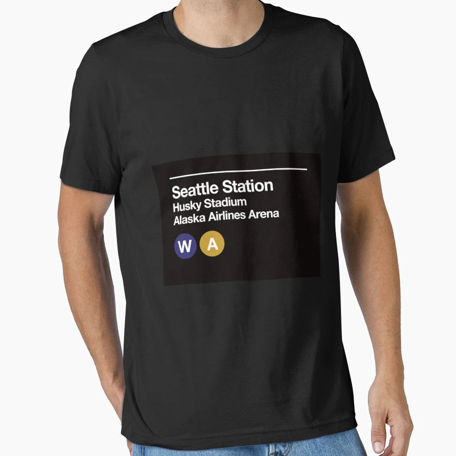 Seattle Univ Washington Sports Venue T-Shirt - Aesthetic Graphic Unisex - T-Shirt, Sweatshirt, Hoodie