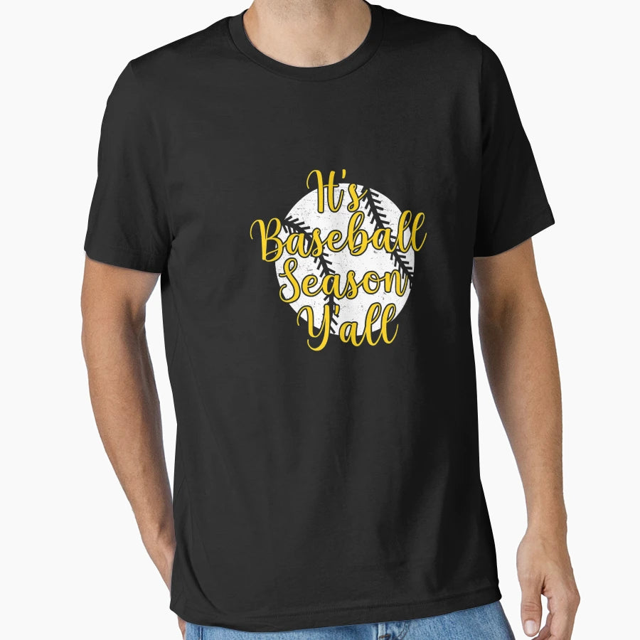 Its Baseball Season Funny Game Day T-Shirt - Minimalist Print Unisex - T-Shirt, Sweatshirt, Hoodie