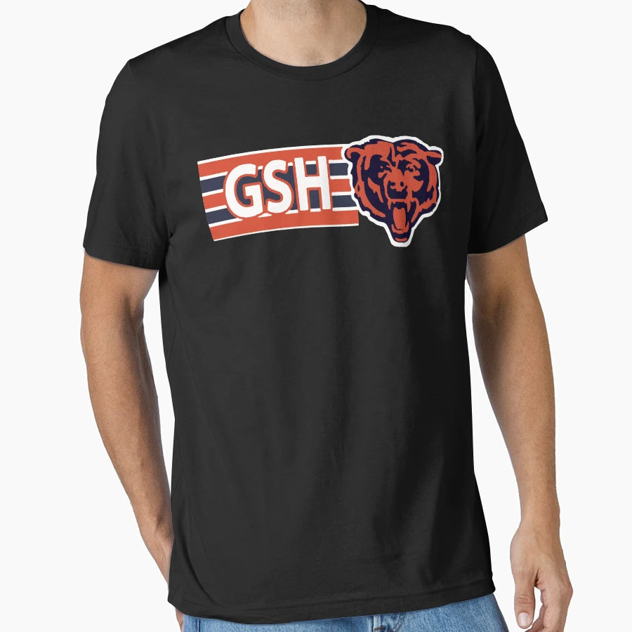 Chicago Bear Gsh T-Shirt - Graphic Print Men Women - T-Shirt, Sweatshirt, Hoodie