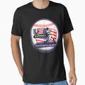 Usa American Baseball Baseball Americas T-Shirt - Aesthetic Graphic Unisex - T-Shirt, Sweatshirt, Hoodie