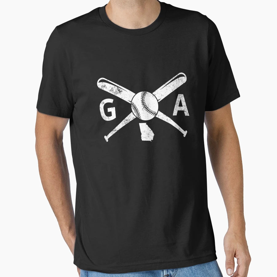Georgia Baseball Love Ga Baseball Georgia T-Shirt - Novelty Apparel Unisex - T-Shirt, Sweatshirt, Hoodie