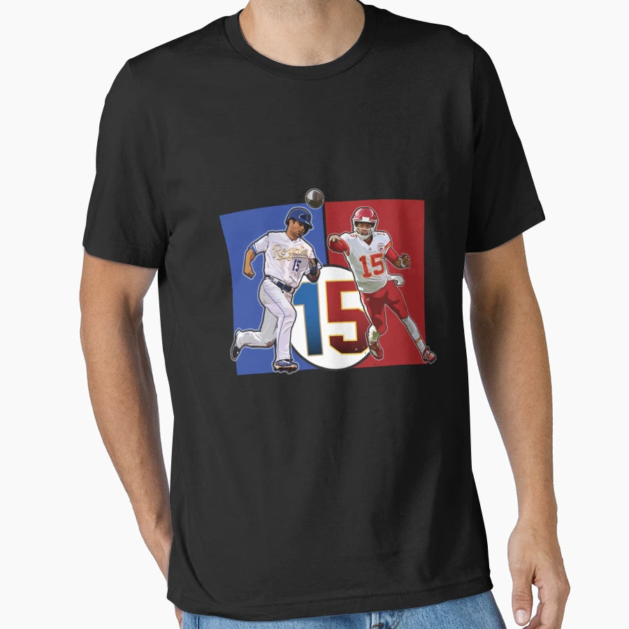 Kansas City 15 Fan T-Shirt - Trendy Graphic Men Women - T-Shirt, Sweatshirt, Hoodie