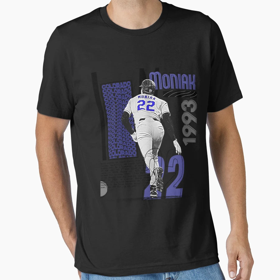 M Moniak Baseball Player T-Shirt - Graphic Print for Adults - T-Shirt, Sweatshirt, Hoodie
