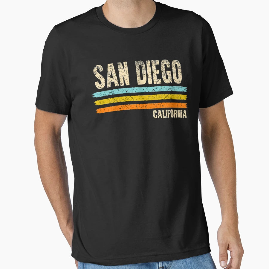 San Diego California America T-Shirt - Fun Novelty Design Men Women - T-Shirt, Sweatshirt, Hoodie