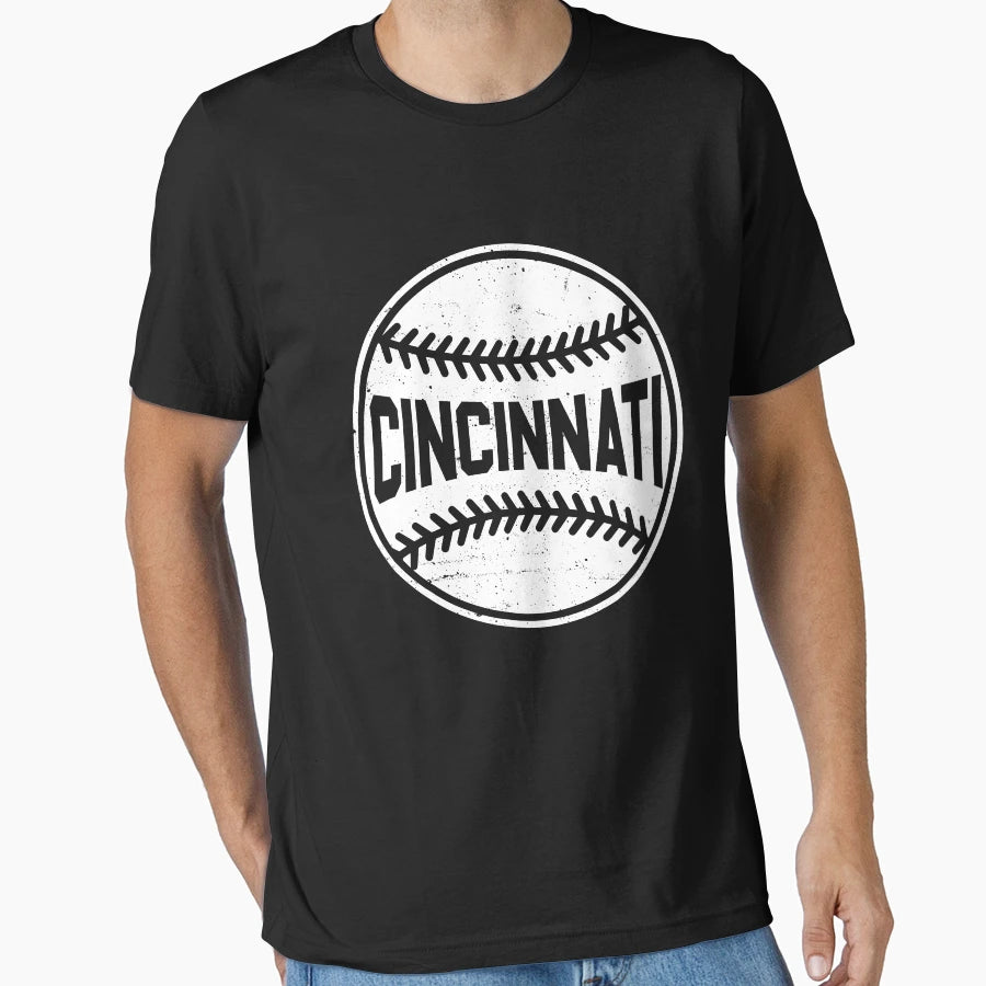 Cincinnati City Baseball Lover Gameday T-Shirt - Unique Graphic Unisex - T-Shirt, Sweatshirt, Hoodie